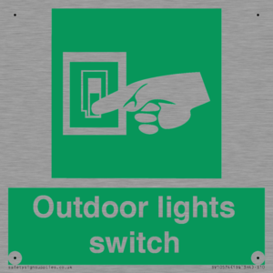 Outdoor lights switch
